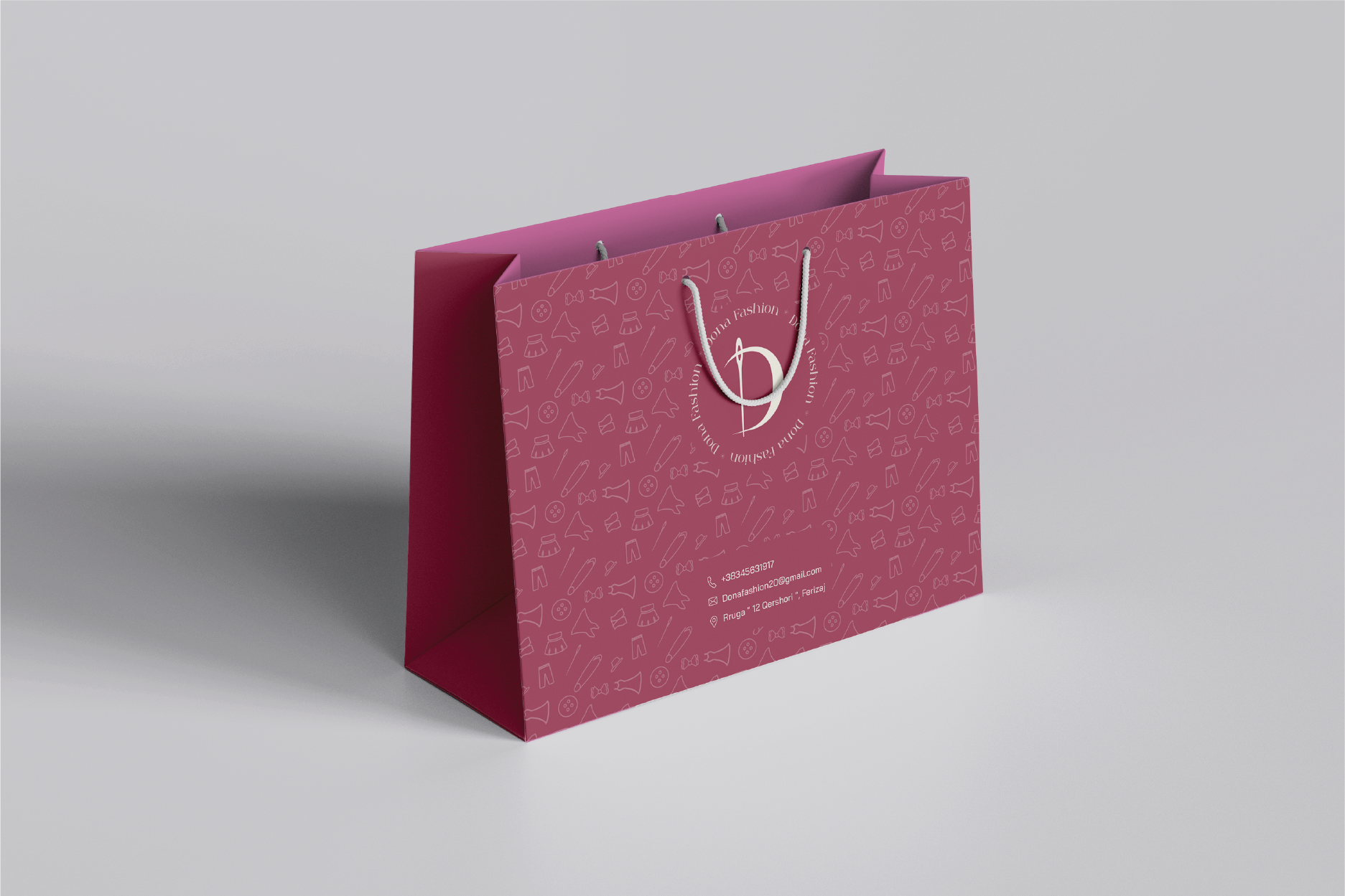 Dona Fashion shopping bag, pattern variant