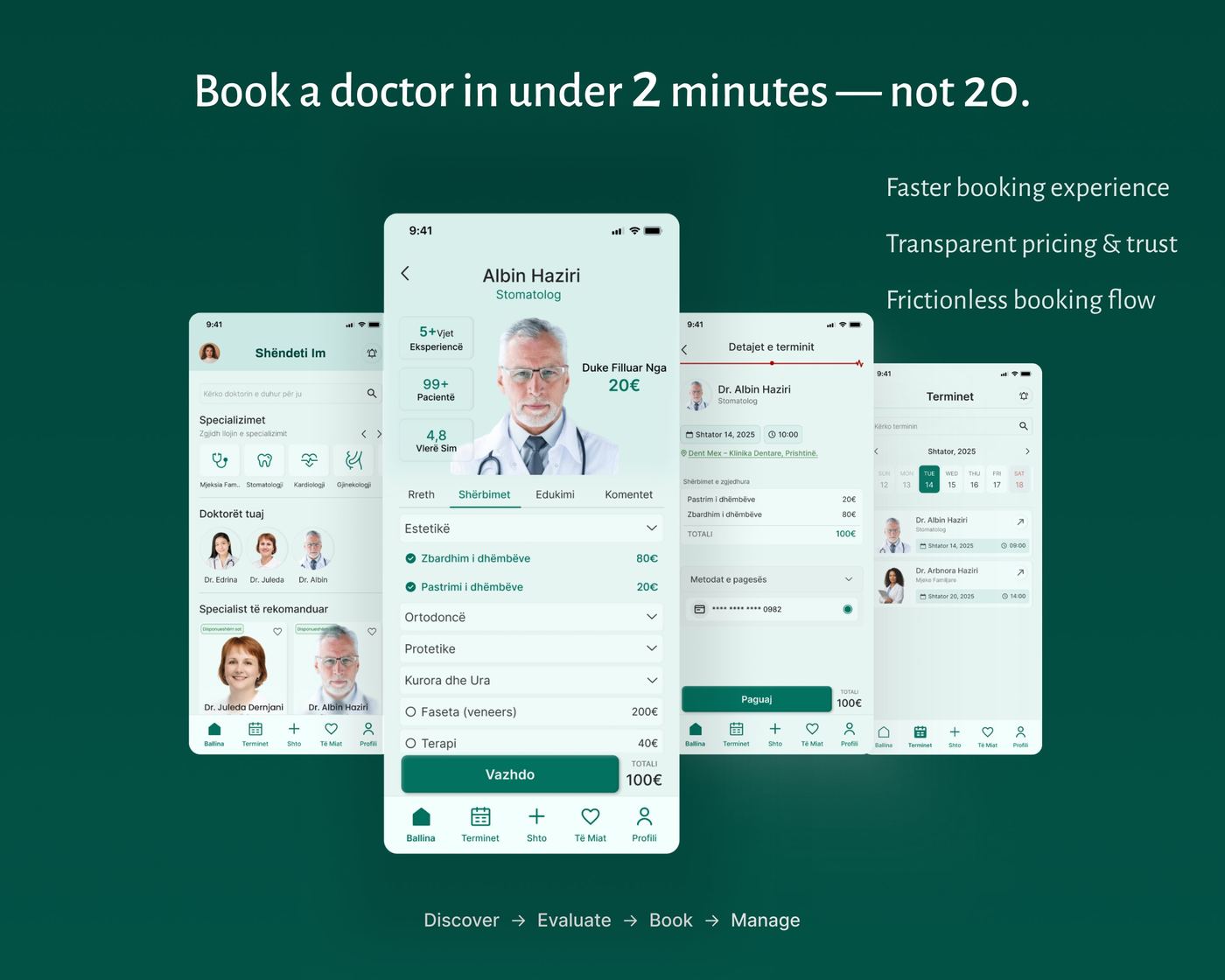 Shëndeti Im — book a doctor in under 2 minutes