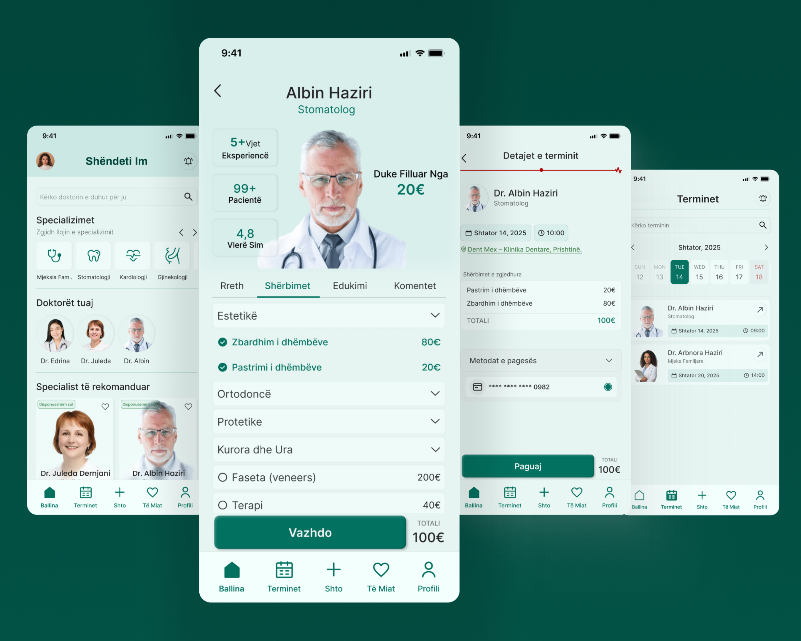 Shëndeti Im — Healthcare Appointment App