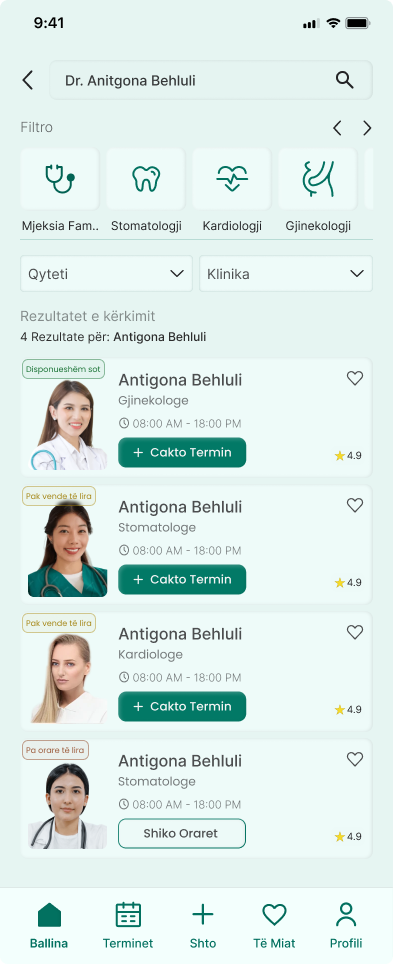 Shëndeti Im — search results