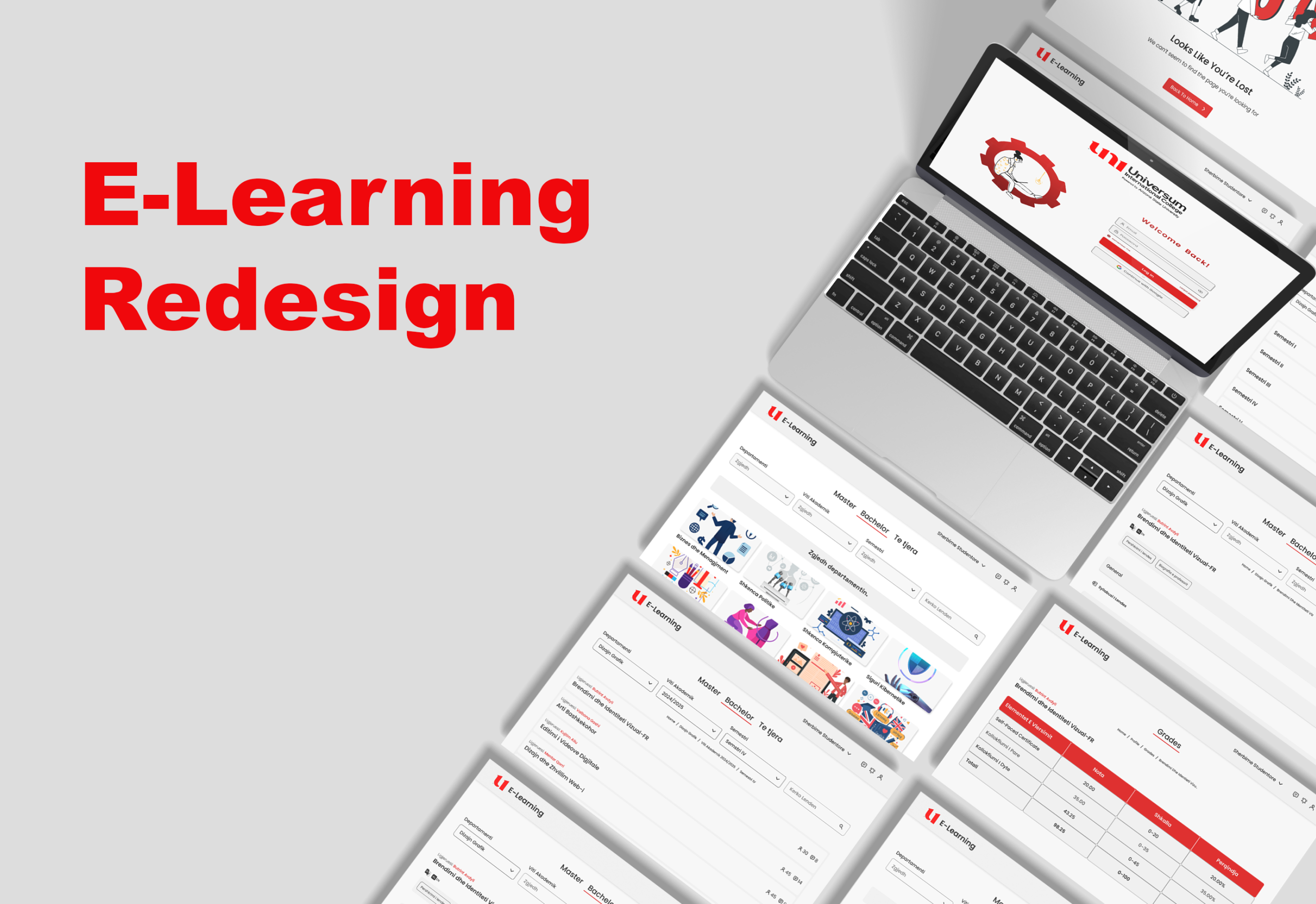 Universum College — E-Learning Platform Redesign